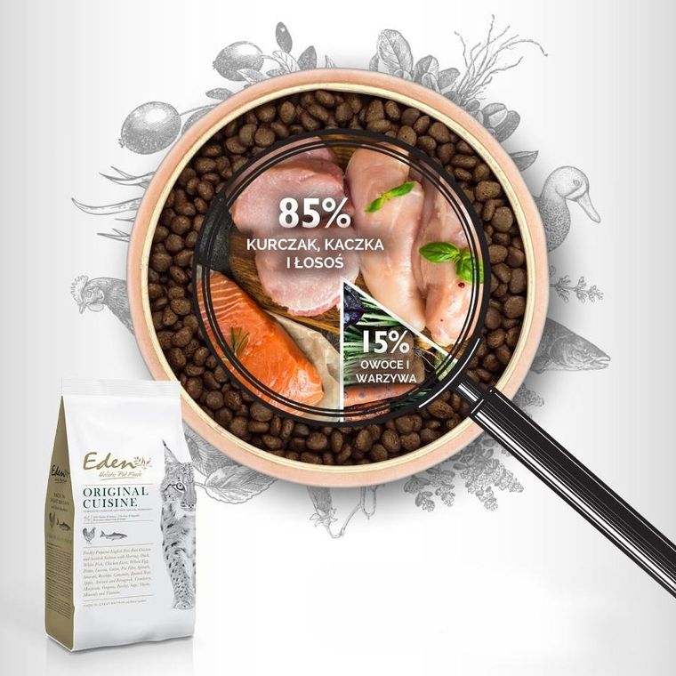 Eden, Original Cuisine, karma sucha dla kota, 10kg