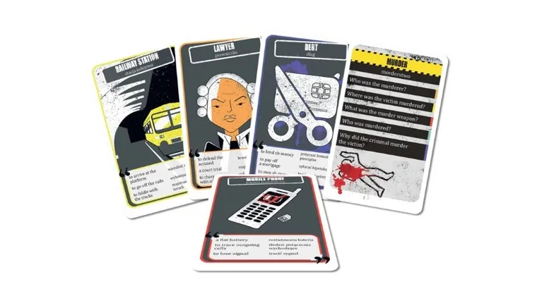 Edgard Games, The Investigation, kryminalna gra karciana do nauki angielskiego