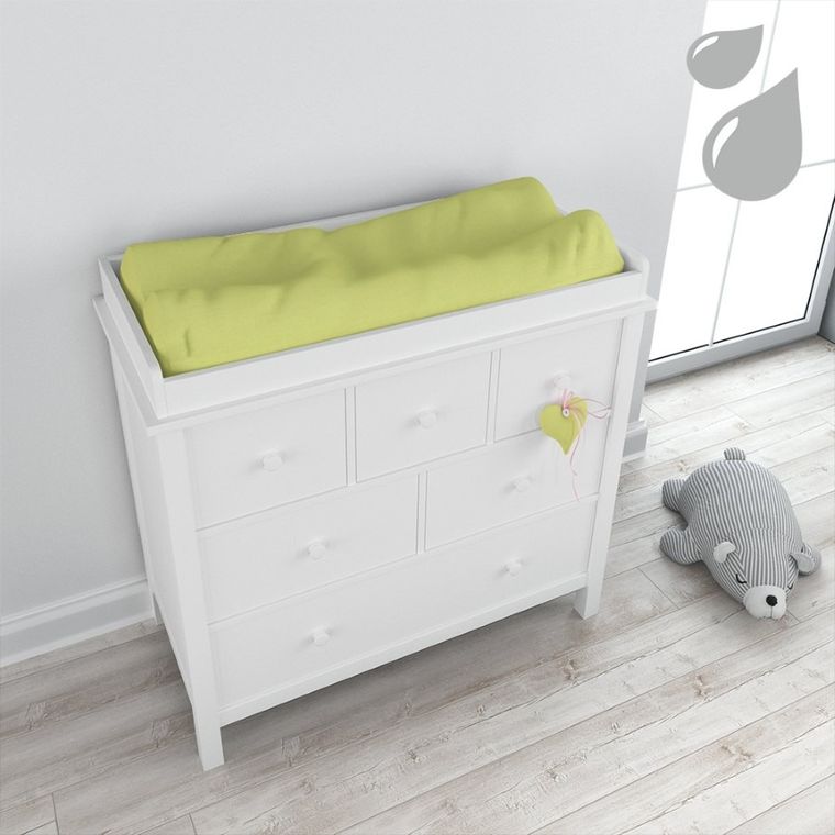 Eevi, pokrowiec na przewijak, bawełniany, zielony