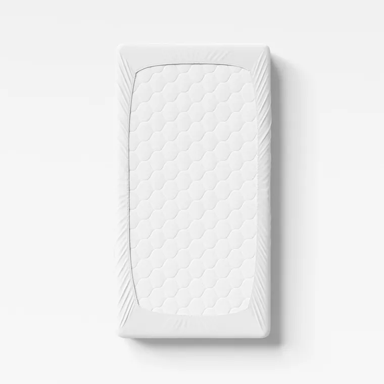 Eevi, prześcieradło bawełniane, białe, 140-70 cm