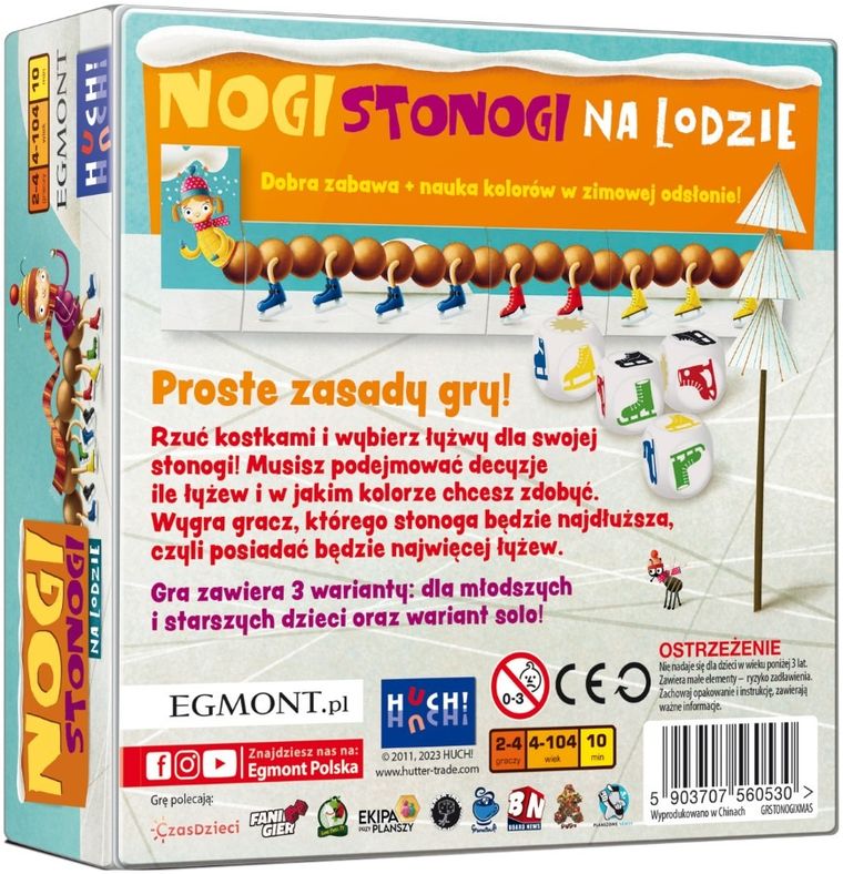 Egmont, Nogi stonogi na lodzie, gra edukacyjna