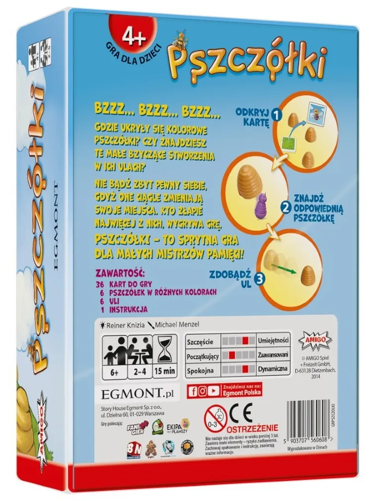 Egmont, Pszczółki, gra familijna