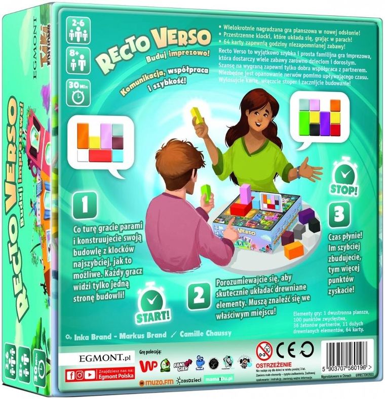 Egmont, Recto Verso, gra towarzyska