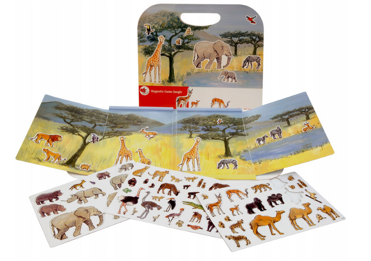 Egmont Toys, Dżungla, układanka, gra magnetyczna
