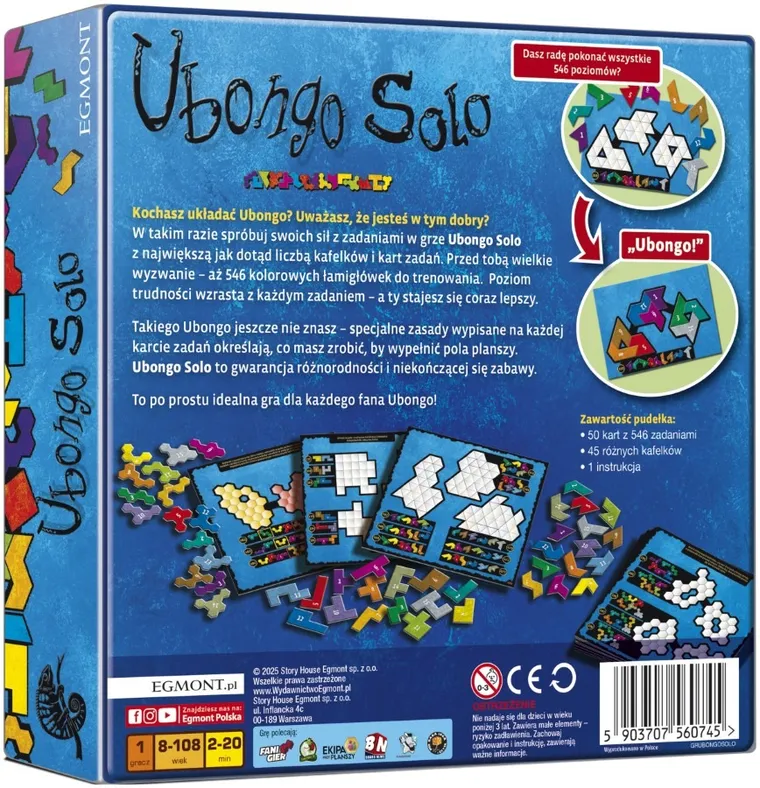 Egmont, Ubongo Solo, łamigłówki