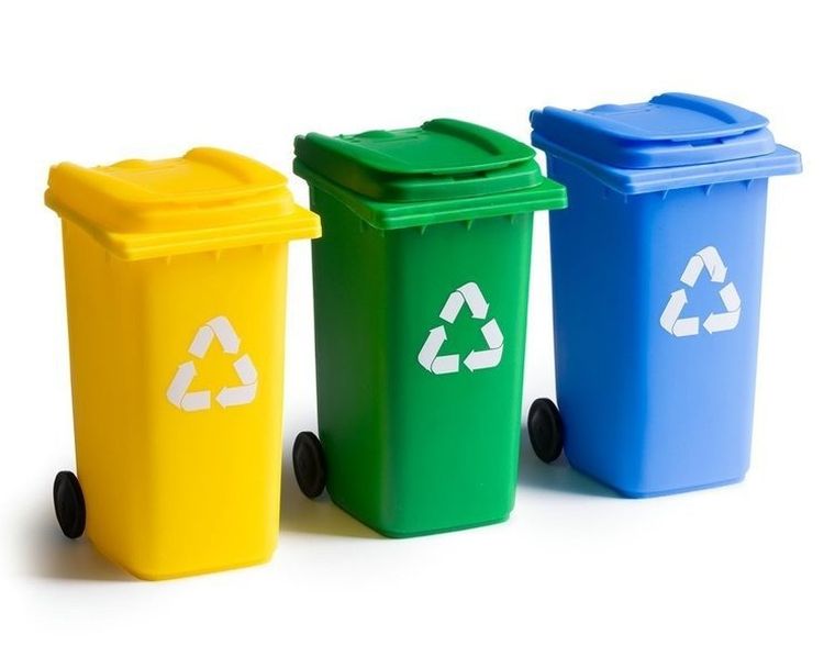 Eko przyborniki biurkowe, kosze na śmieci, 3 szt.