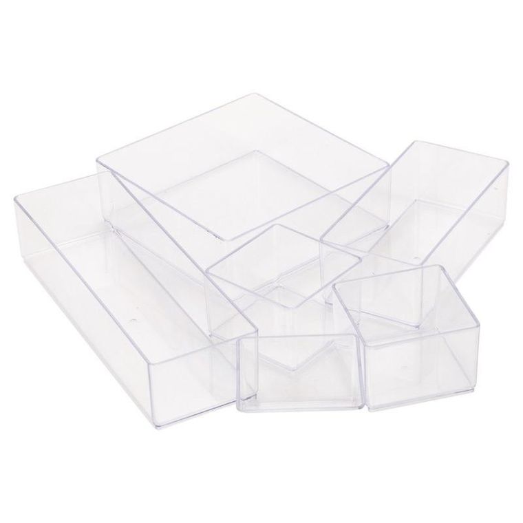 Eleganza, pojemnik organizer akrylowy na kosmetyki