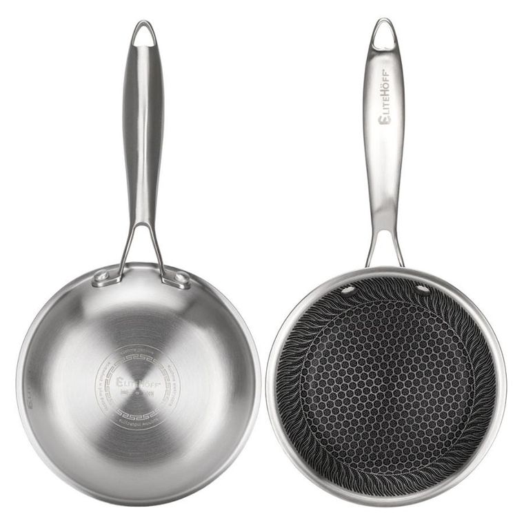 Elitehoff, patelnia z powłoką plaster miodu, stalowa, 16cm, E-7543