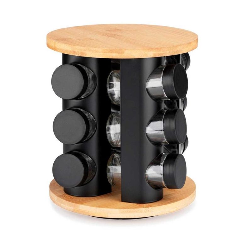 Elitehoff, stojak obrotowy na przyprawy, 12 pojemników