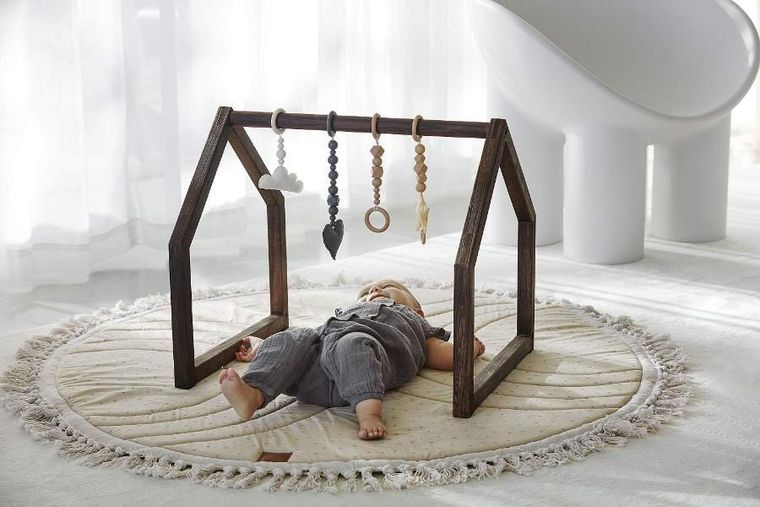 Elodie Details, Baby Gym, stojak edukacyjny, Dark Wood