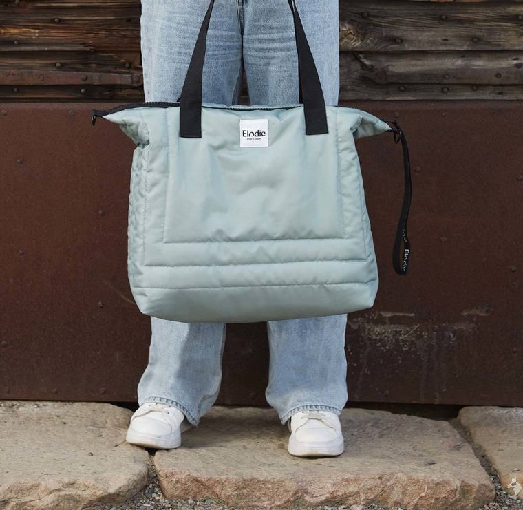 Elodie Details, Quilted, torba dla mamy, Pebble Green