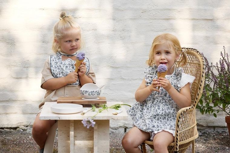 Elodie Details, śliniaczek, fartuszek, Garden Leo Toile