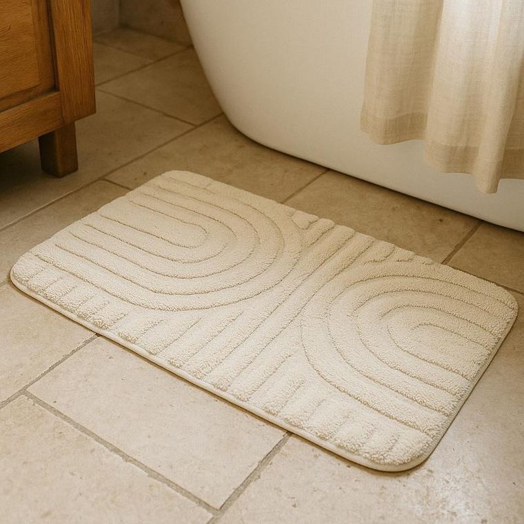 Emako, dywanik łazienkowy Jev, mikrofibra, 45-70 cm