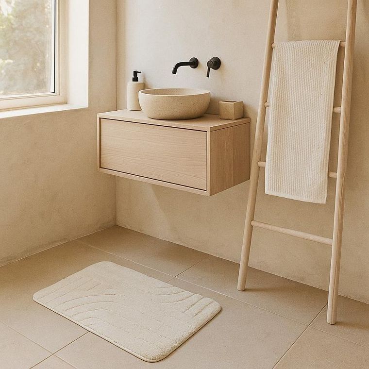 Emako, dywanik łazienkowy Jev, mikrofibra, 45-70 cm
