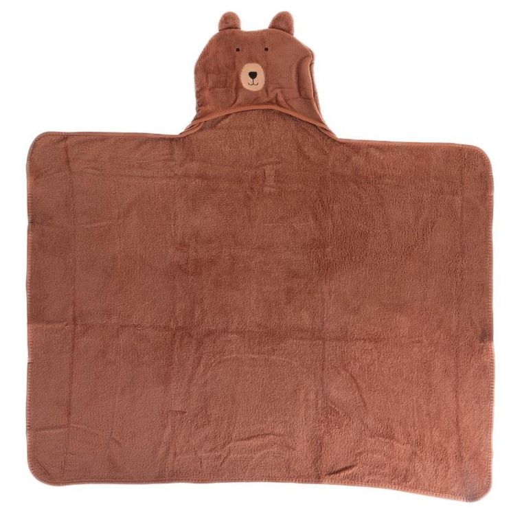 Emako, koc z kapturem dla dzieci, Tibi, 100-70 cm