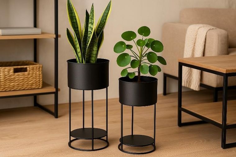 Emako, Omee, kwietnik metalowy, 2 szt.