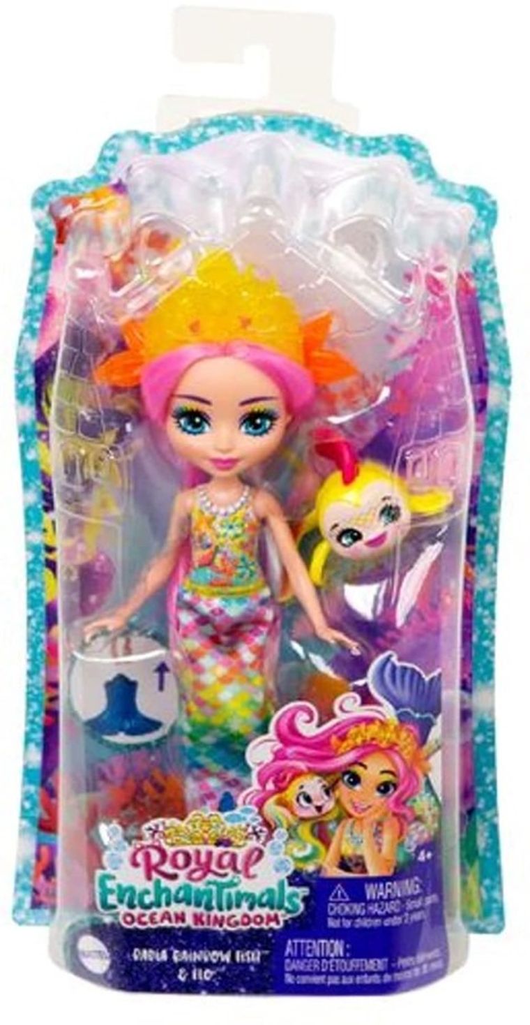 Enchantimals, Radia Rainbow Fish i Flo, lalka i zwierzątko