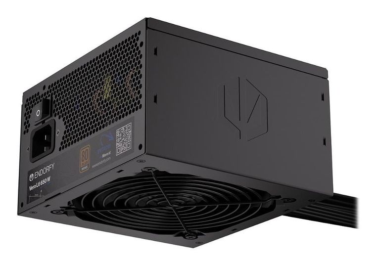 Endorfy, Vero L6 80 Plus, zasilacz, 650W, brązowy