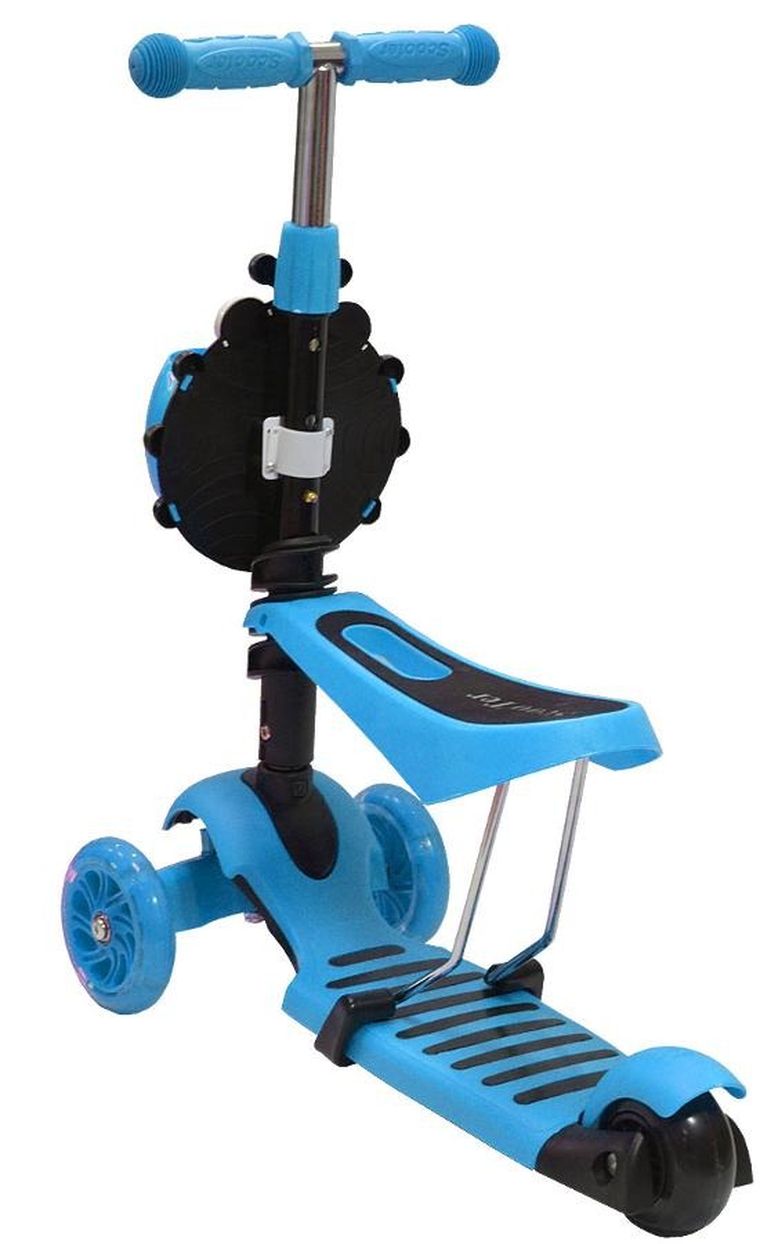 Enero, Biedronka, hulajnoga 3-kołowa, balansowa, 3w1, niebieska