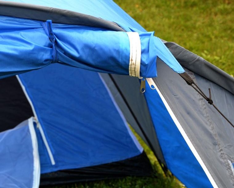 Enero Camp, Cool, namiot 4-osobowy, czarno-niebieski