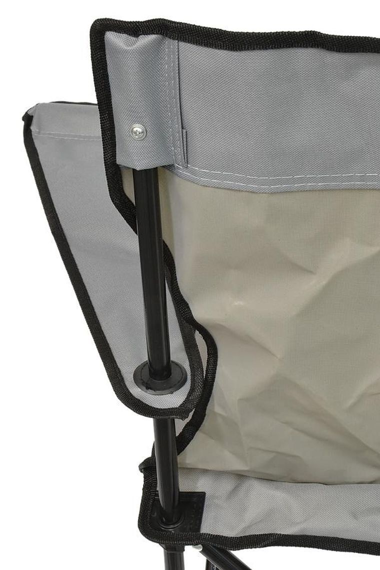 Enero Camp, krzesło turystyczne składane, 50-50-80 cm, szare