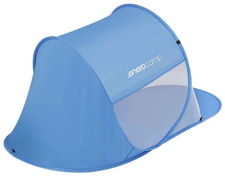 Enero Camp, namiot parawan plażowy samorozkładający, niebieski, 190-80-90/70 cm