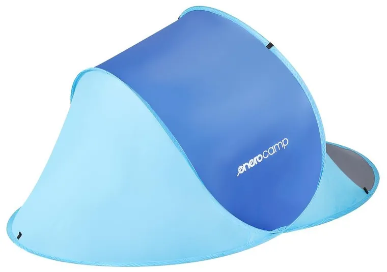 Enero, Camp, namiot plażowy, samorozkładający, granatowo-niebieski, 190-120-86 cm