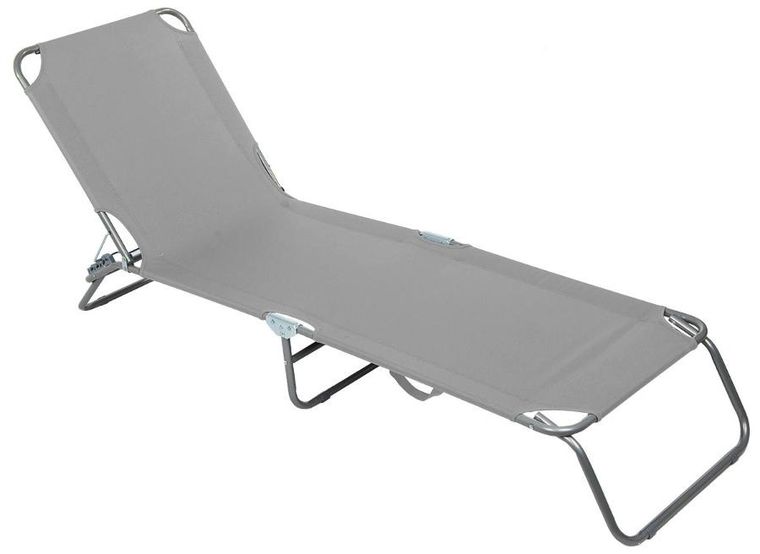 Enero Camp, składane łóżko turystyczne, szare