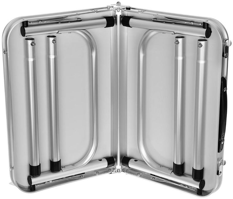 Enero Camp, składany stolik turystyczny, zielony, 60-45-25/56 cm