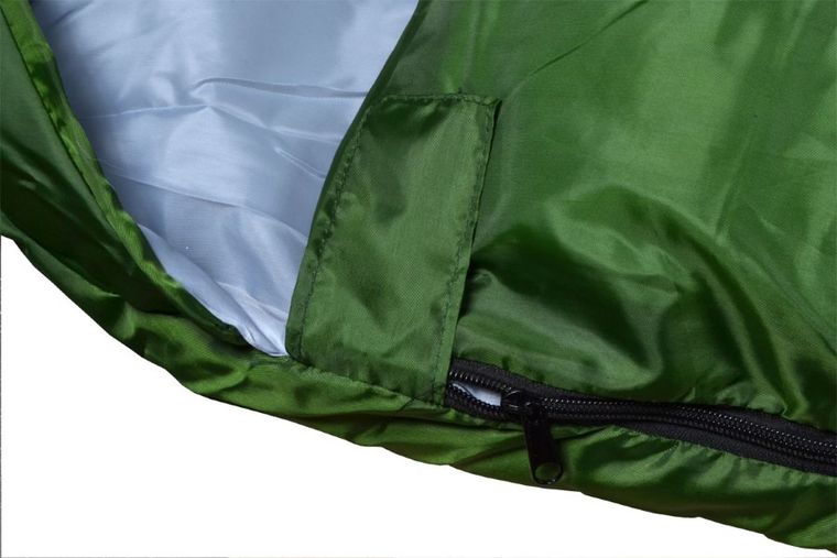 Enero Camp, śpiwór Cool, zielony, 210-70 cm