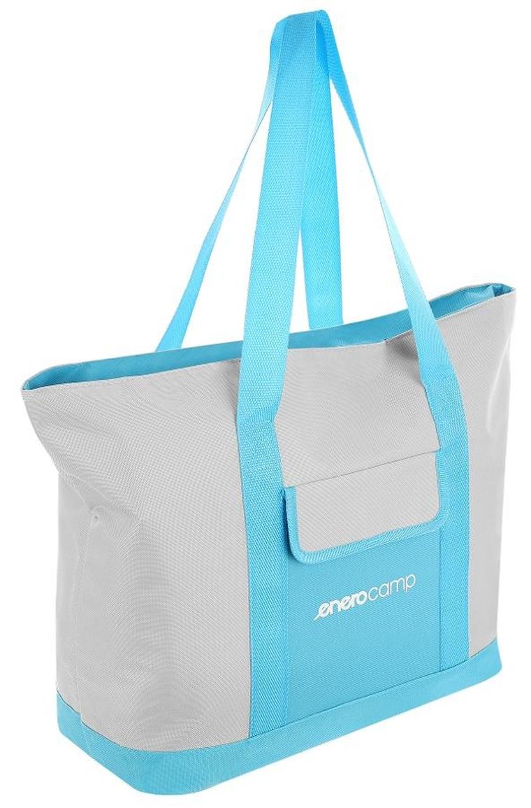Enero Camp, torba termiczna, błekitno-szara, 25l
