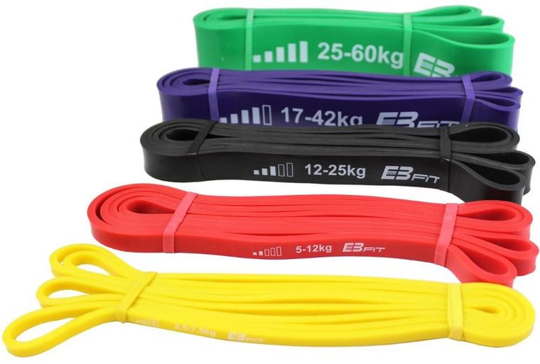 Enero Fit, guma, taśma oporowa, 2,5-7,5 kg, żółta