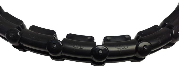 Enero Fit, Hula Hop z masażerem i obciążeniem, czarne