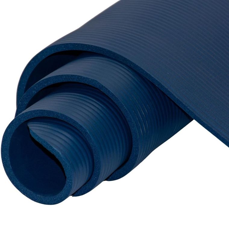 Enero Fit, mata fitness, antypoślizgowa, niebieska, 183-60-1 cm