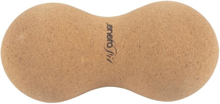 Enero, Fit, podwójna piłeczka do masażu, korkowa, 65-13 cm