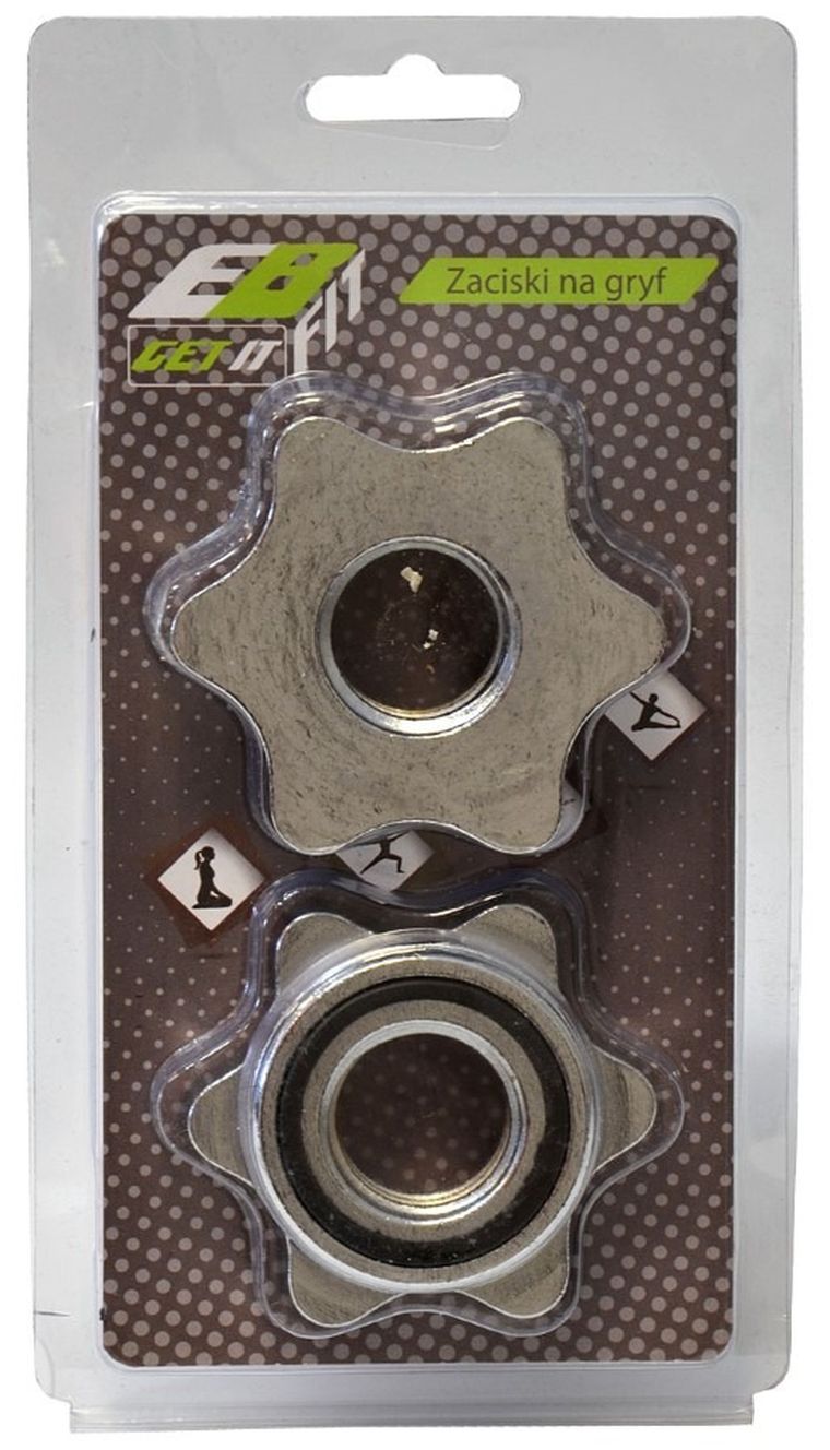 Enero Fit, zacisk na gryf, chrom, ⌀25,4 mm, 2 szt.