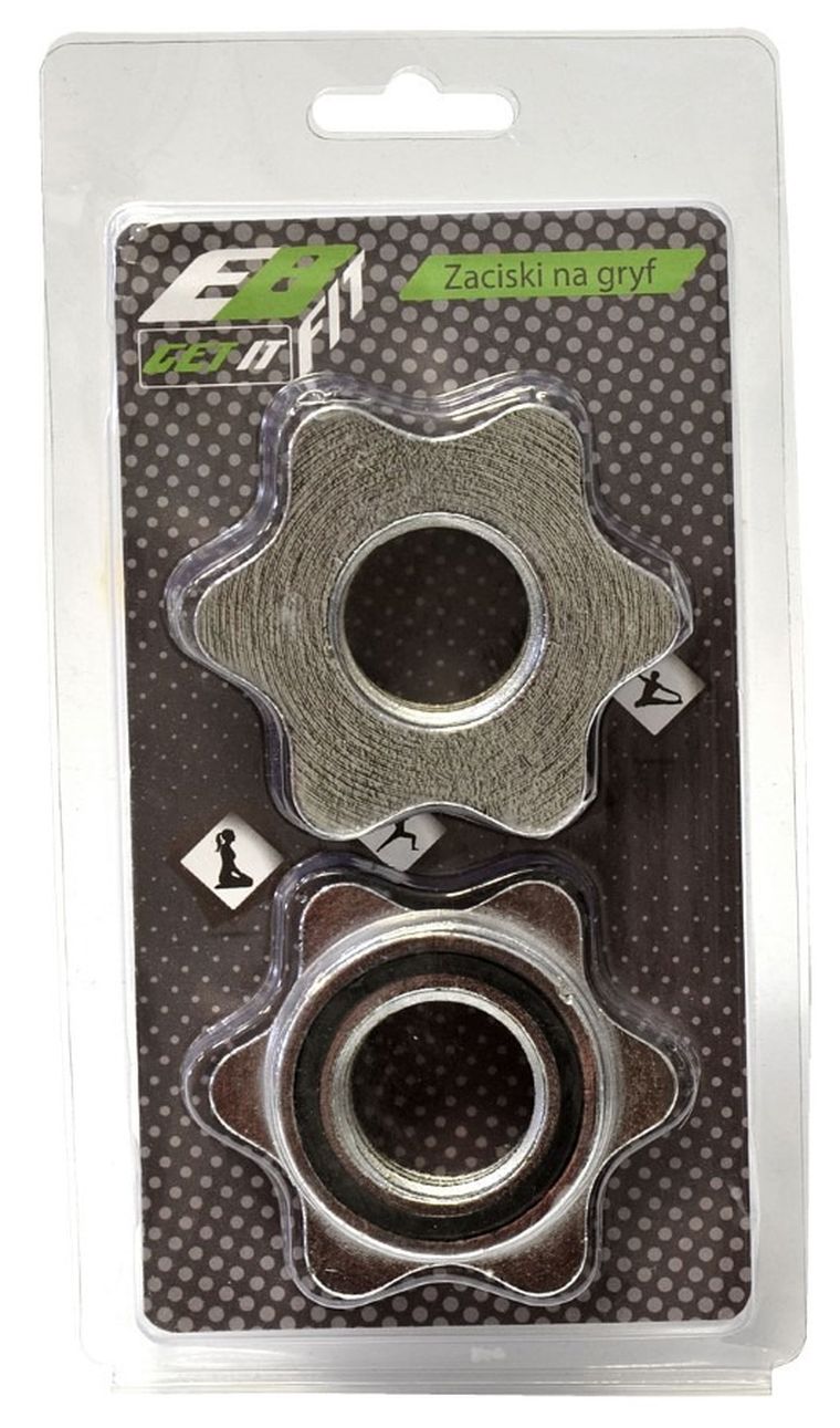 Enero Fit, zacisk na gryf, chrom, ⌀28 mm, 2 szt.