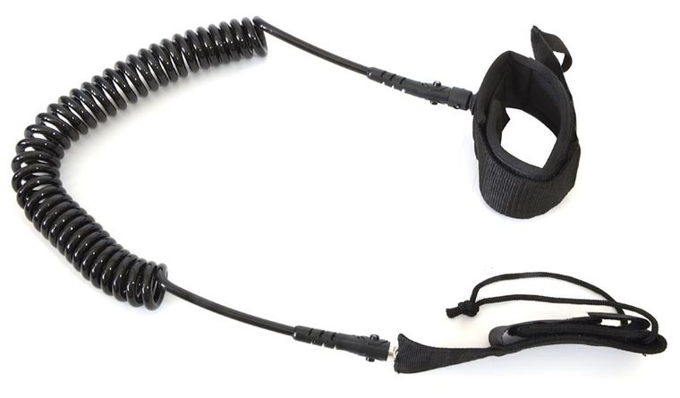 Enero, linka zabezpieczająca do deski SUP, czarna, 10 stóp