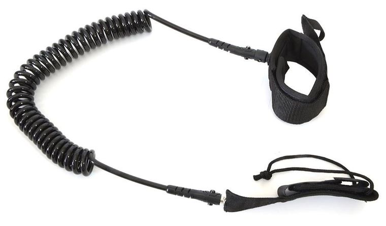 Enero, linka zabezpieczająca do deski SUP, czarna, 9 stóp