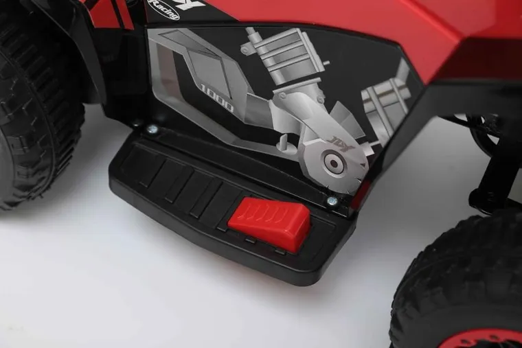 Enero, Micron, quad, pojazd na akumulator, czerwony