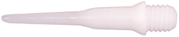 Enero, plastikowe końcówki do rzutek, białe, 50 szt.