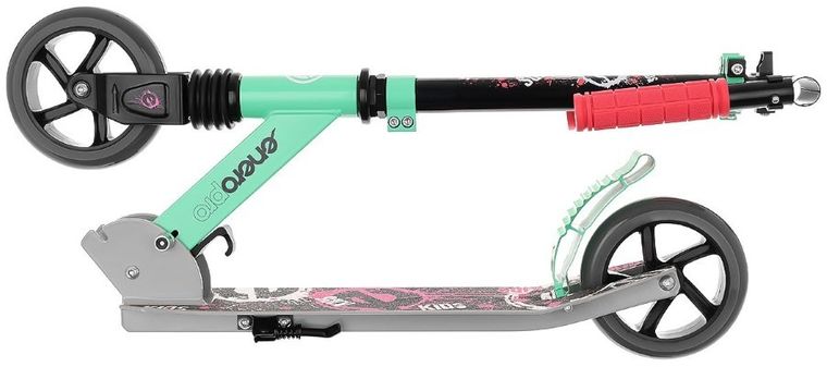 Enero Pro, Kids, hulajnoga, różowo-zielona, 145 mm