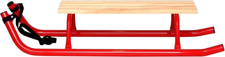 Enero, sanki metalowe, 2 osobowe, czerwone