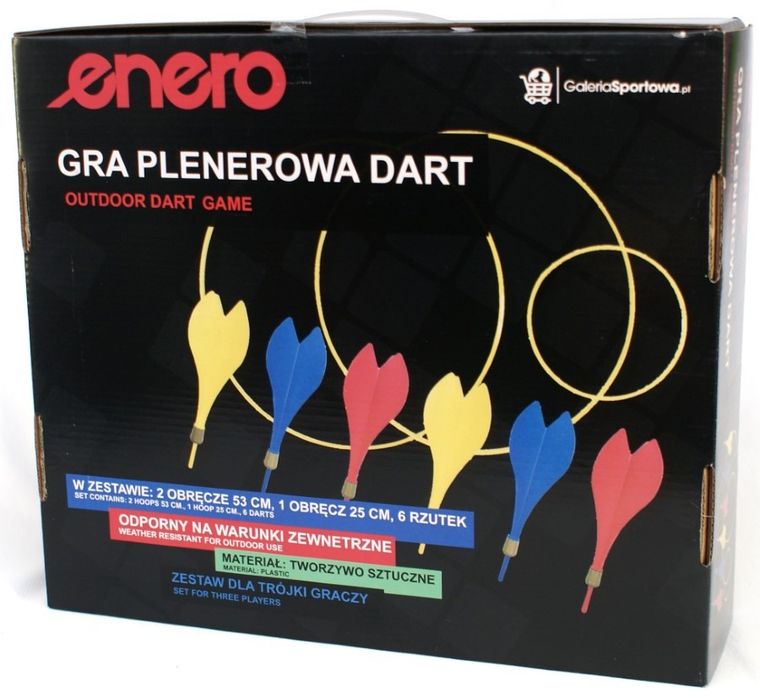 Enero, tarcza do darta z rzutkami