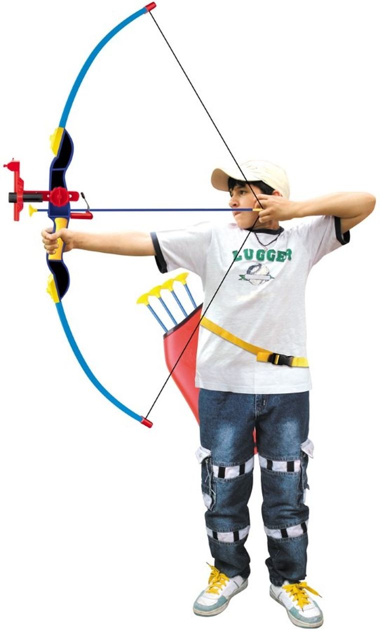 Enero toys, łuk, zestaw z akcesoriami, 78 cm