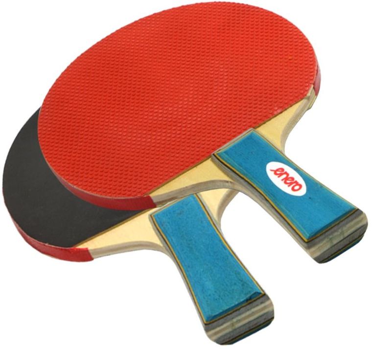 Enero, zestaw do tenisa stołowego, 2 rakietki, 3 piłeczki i siatka