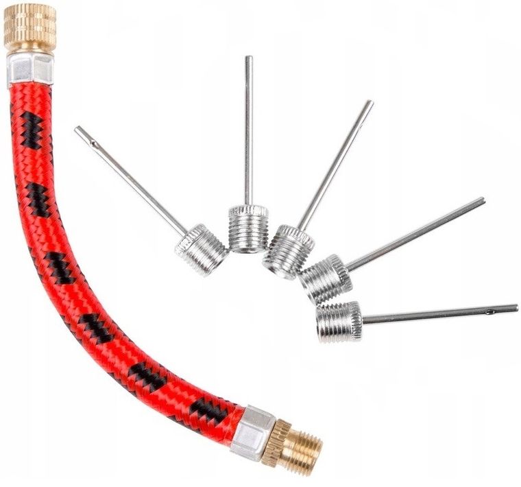 Enero, zestaw igieł z wężykiem do pompki, 5 szt.