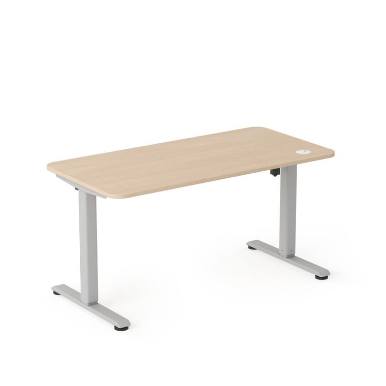 Entelo, Axio, biurko elektryczne regulowane, rozmiar 3-4, 120-60 cm, brzoza