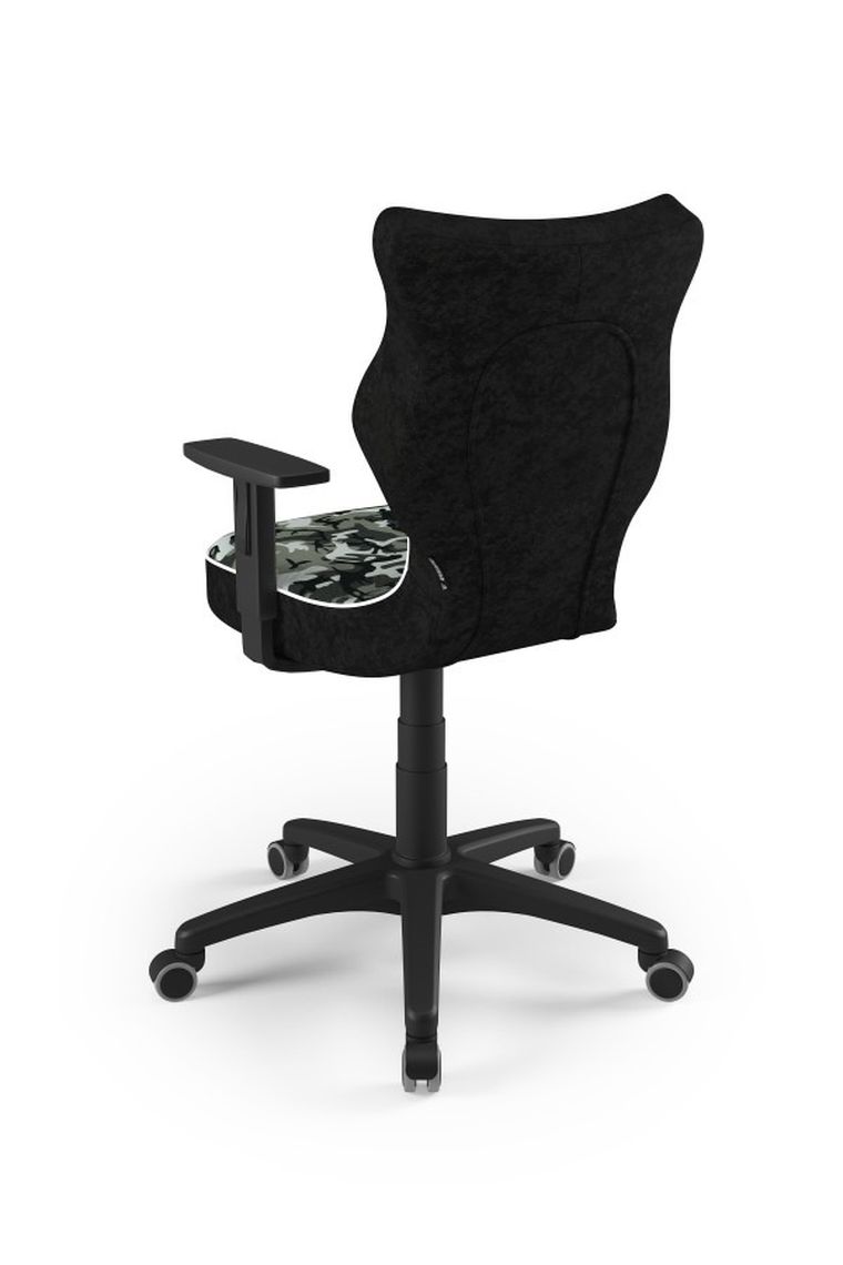 Entelo, Duo, krzesło biurowe z podłokietnikami, wzrost 159-188 cm, moro