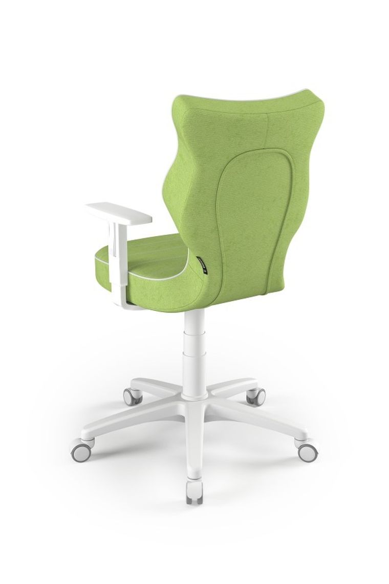 Entelo, Duo, krzesło biurowe z podłokietnikami, wzrost 159-188 cm, zielone
